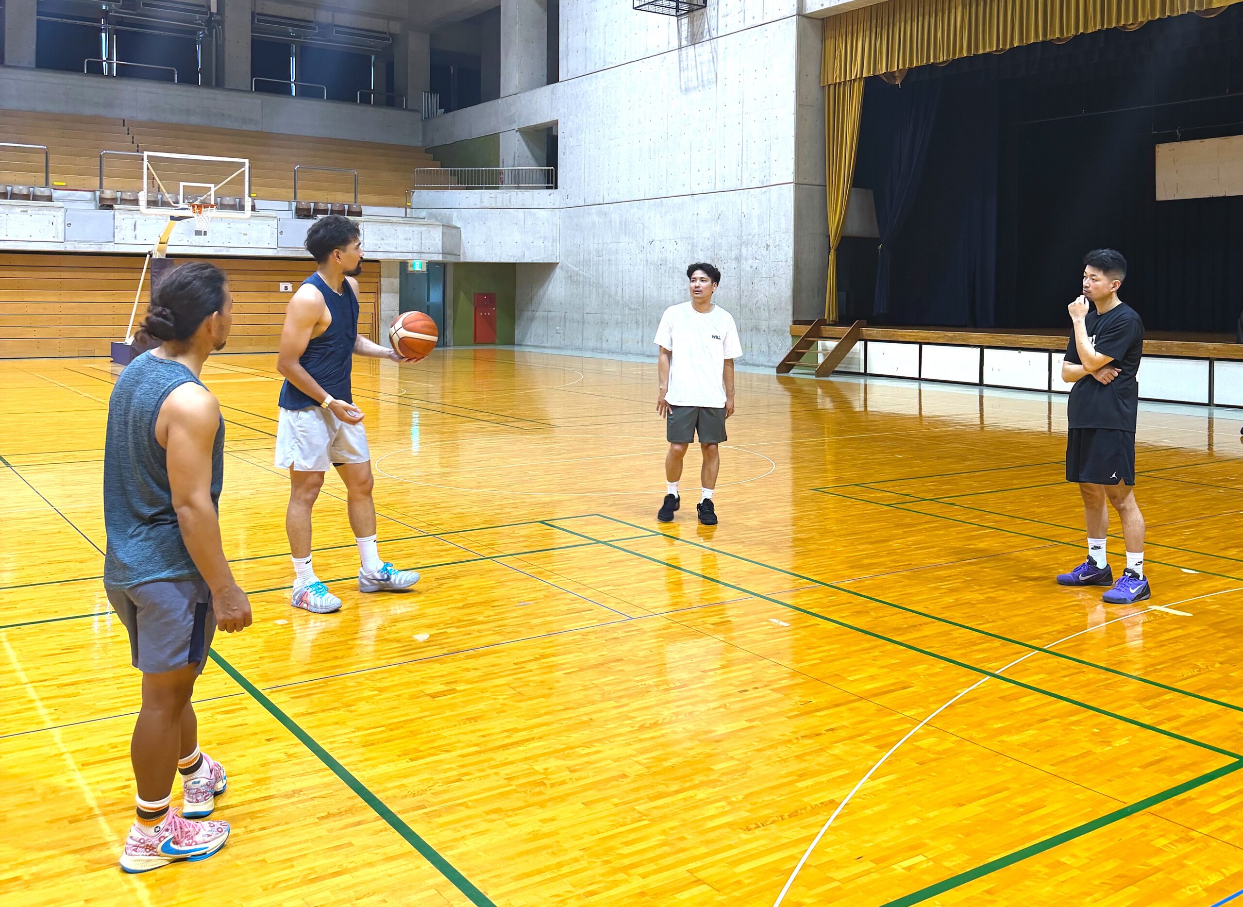 古川選手のトレーニング風景